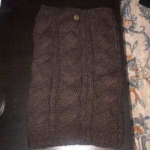 MICHAEL Michael Kors brown neck scarf